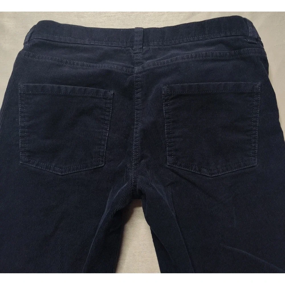 J. CREW‎ CREWCUTS TOOTHPICK Girls Size 14 Blue Cotton Flex Corduroy Pants